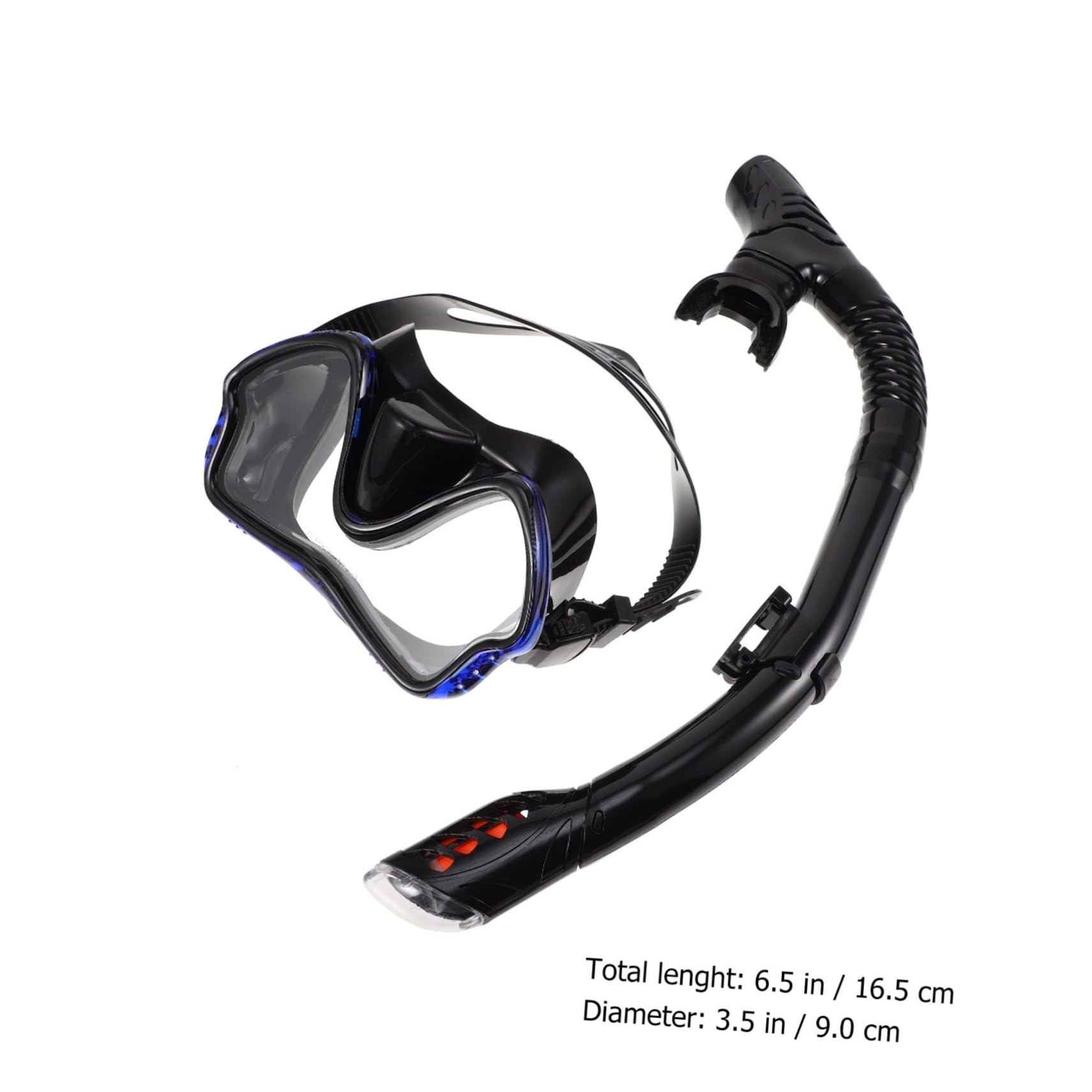 NAMOARLY Diving Goggles Snorkel Set Adult Snorkeling Mask Comfortable Compact Scratch