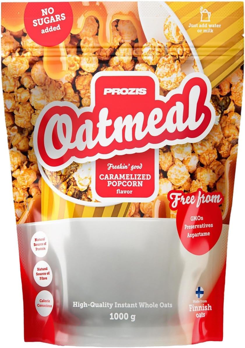 Prozìs OATMEAL 1 KG - FARINA AVENA INTEGRALE SOLUBILE - gusti a scelta (1 kg, Torta Limone) - 4