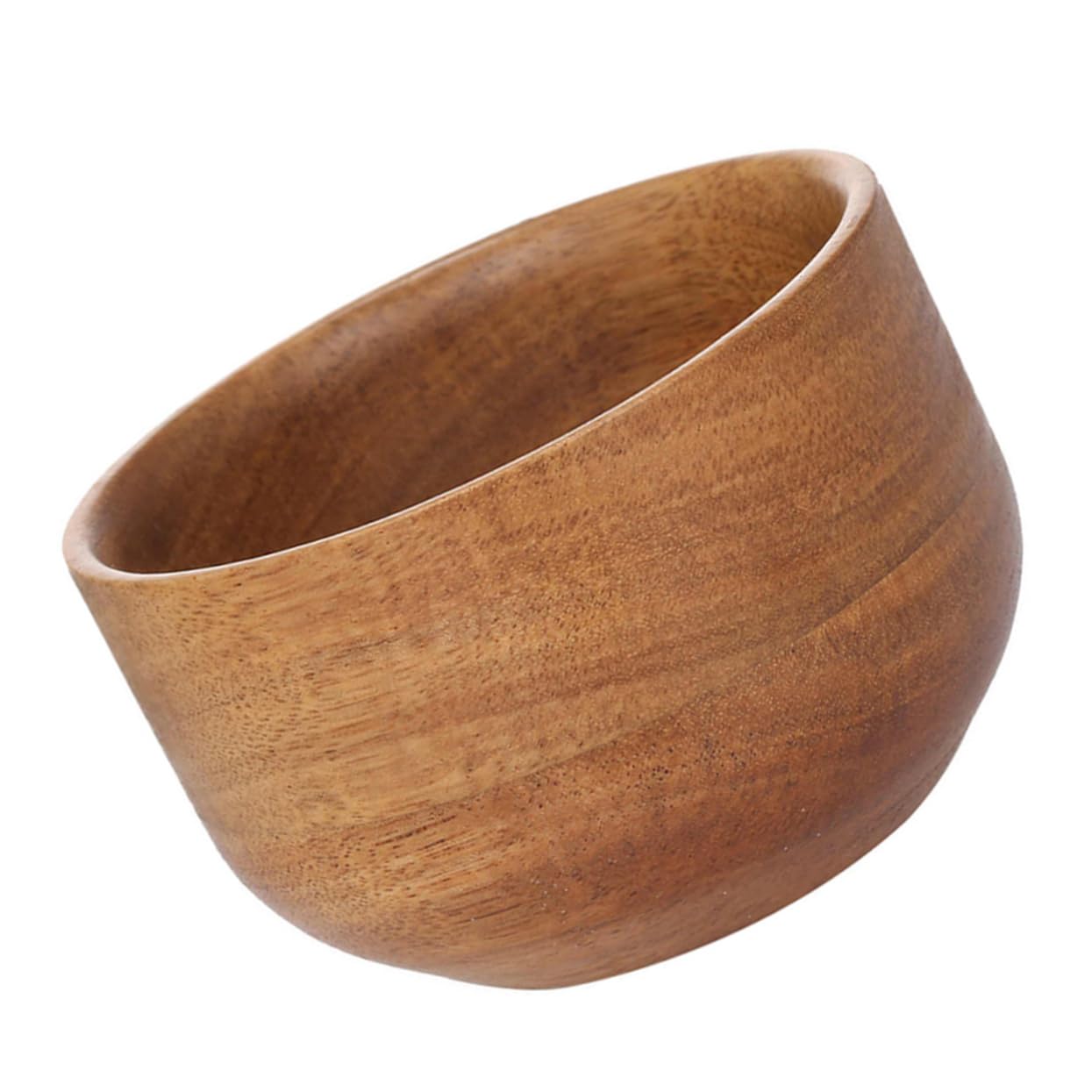 PartyKindom 3pcs Wooden Shave Soap Bowl Men's Shaving Bowl Shaving Cream for Home Barber Shop