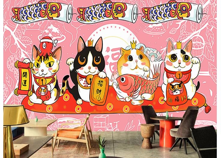 Poster 3D papier peint mur de fond de vêtements de travail restaurant sushi 200x140