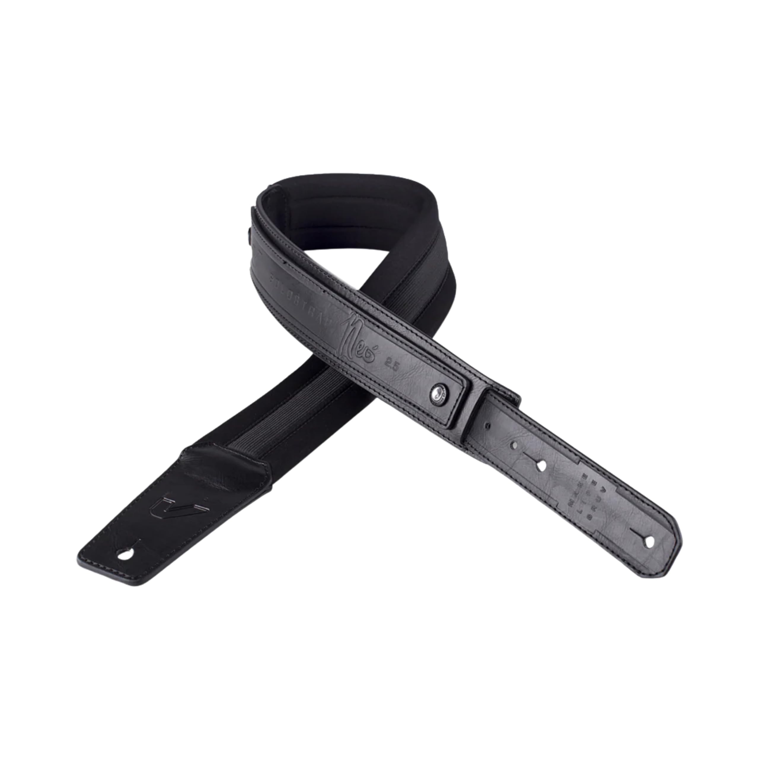 Gruv Gear SoloStrap Neo - Correa para guitarra y bajo de 4.0 pulgadas de ancho, color marrón