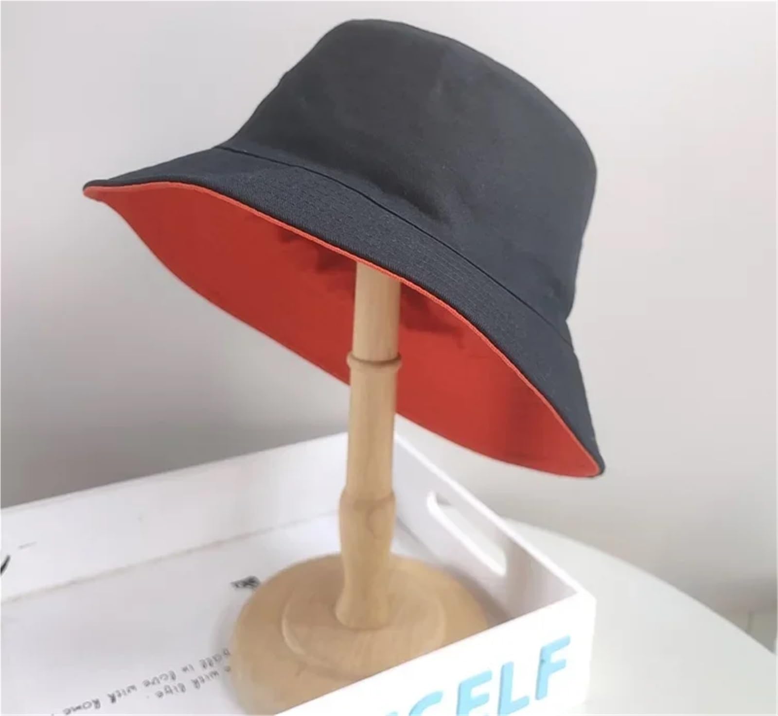 Cappello Da Pescatore Di Grandi Dimensioni A Doppia Faccia Con Approfondimento Allargato per indossare