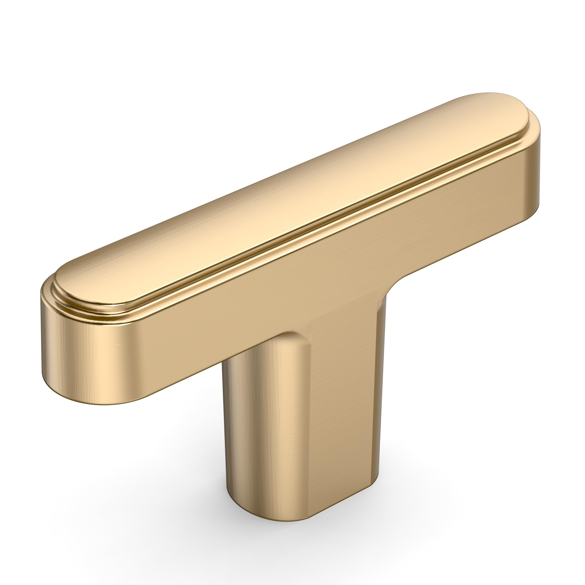 Boutons de placard en bronze champagne Amerdeco au design rectangulaire