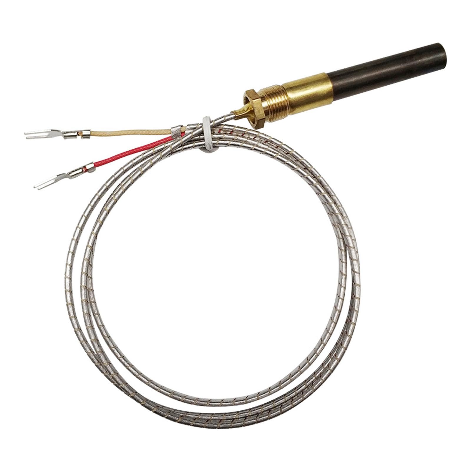 MOOKEENONE 750mv Thermopile Generator Compatible with Gas Fireplace Water Heaters Gas Fryer Cluster Replacement