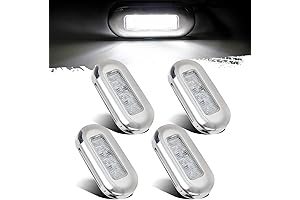 LED Oblong Stainless Courtesy Light Submersible Yacht Marine Boat Deck Lights