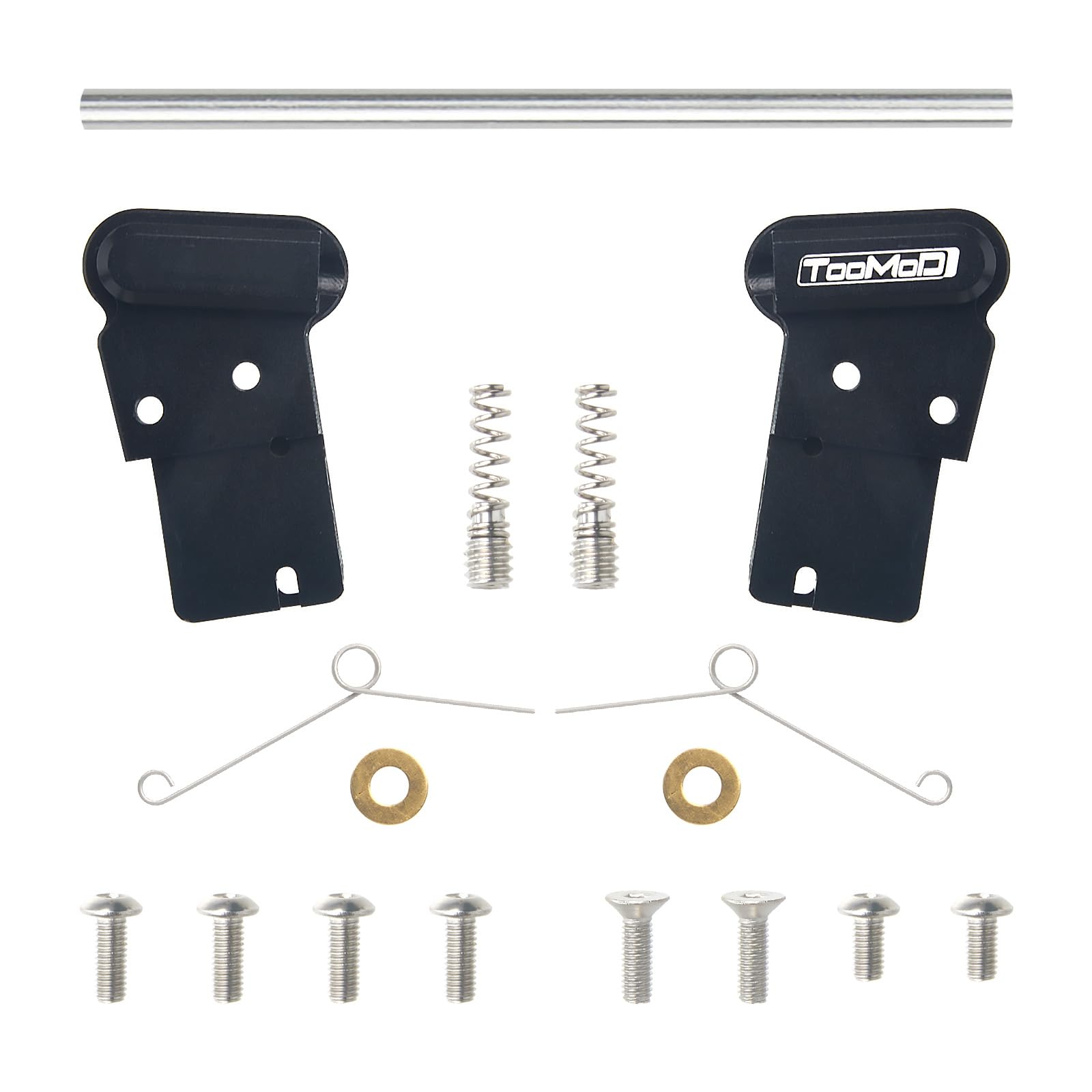 TOOMOD Aluminum Chassis Axle Holder Set for Tamyia RC Hornet Grasshopper Replacement Upgrade Parts