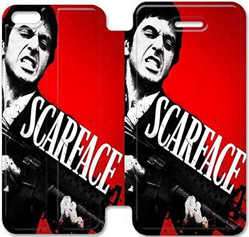 Robin Tiefenthaler iPhone 5 5s Case,NSDFIUOSY5510 Flip Cover And Stand for iPhone 5 5s - Scarface