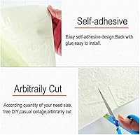 Vista 3 de Papel tapiz 3D para despegar y pegar ladrillos sintéticos, adhesivos de pared de ladrillo 3D, adhesivo de pared de espuma de polietileno extraíble
