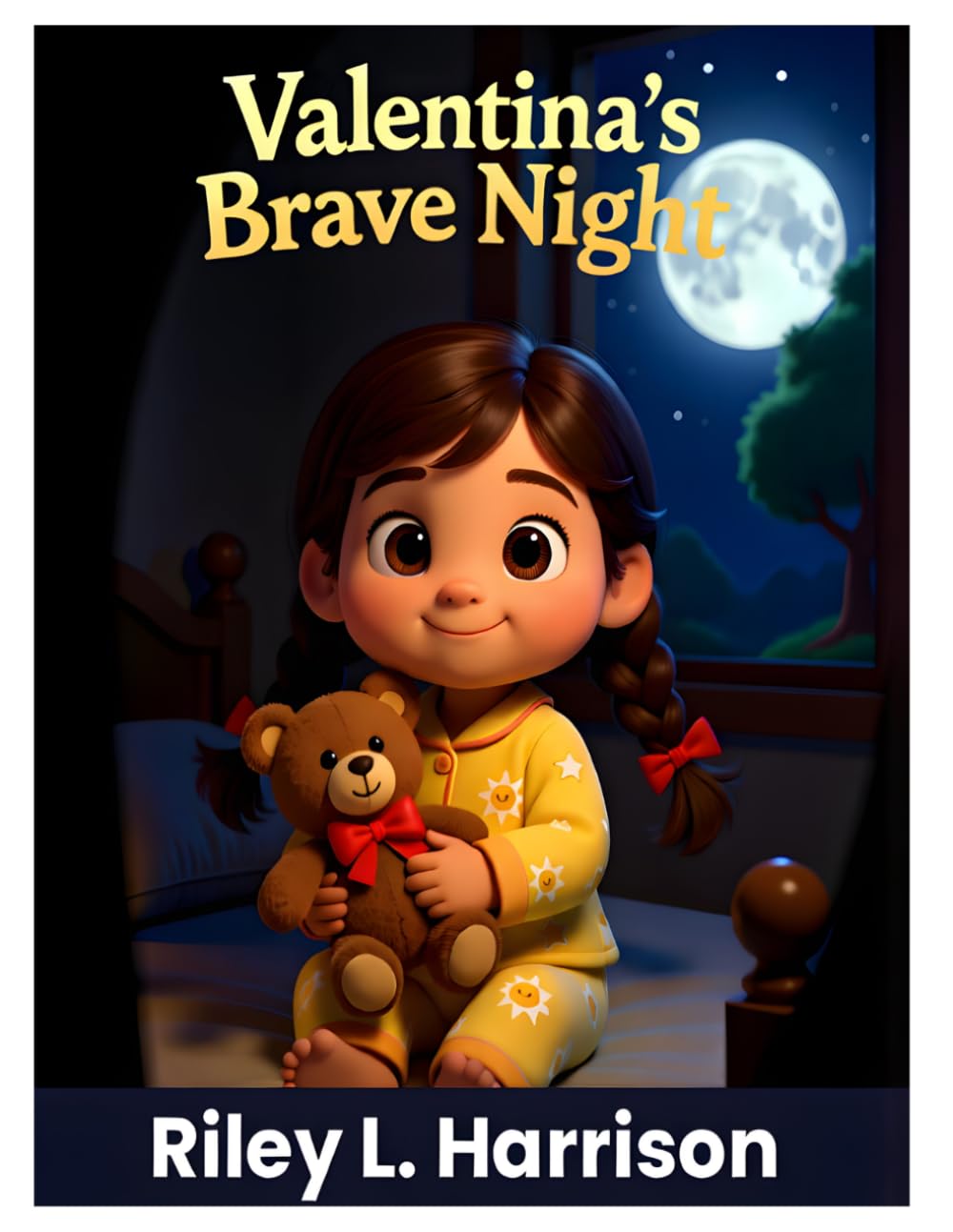 Valentina's Brave Night: A Bedtime Story About Being Brave in the Dark (Brave Night Series by Riley L. Harrison)