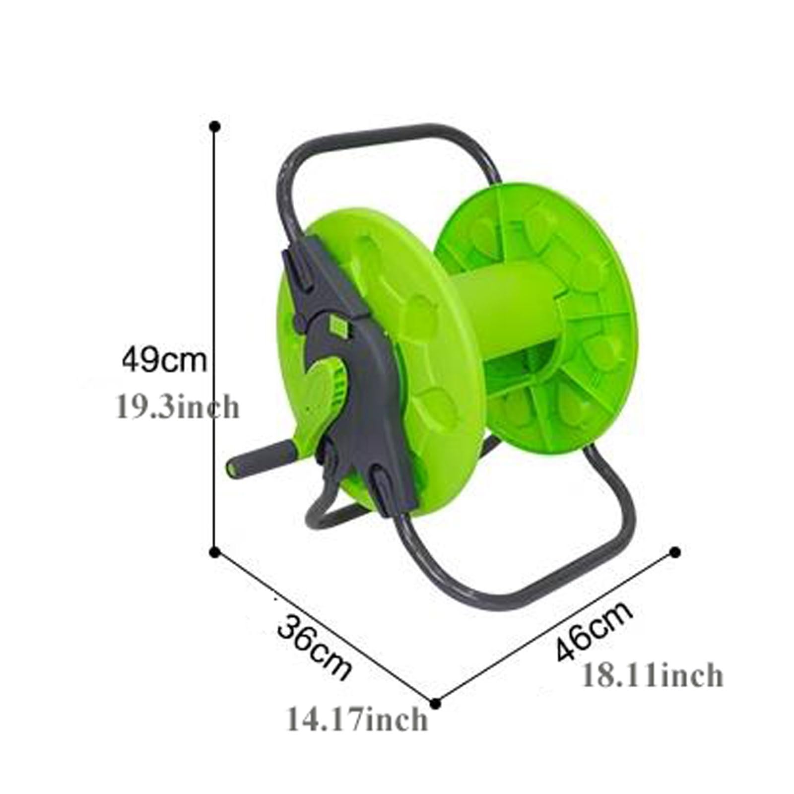Avvolgitubo da Giardino Avvolgitubo da Giardino Vuoto, avvolgitubo Compatto Pieghevole, Supporto for Tubo da Giardino Portatile Supporto per Tubo d’Irrigazione