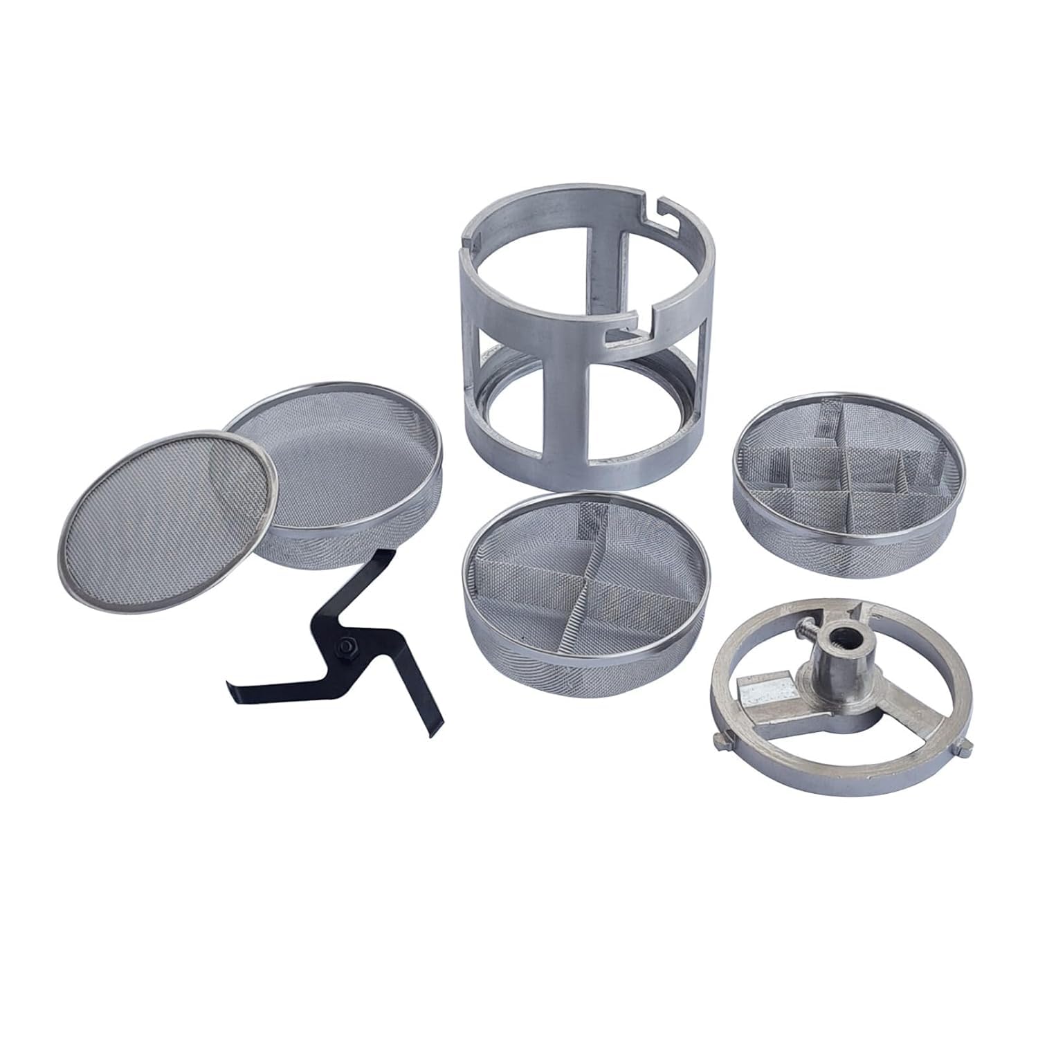 Cesta de acero inoxidable de 6,9 cm para la limpieza ultrasónica de piezas de relojes
