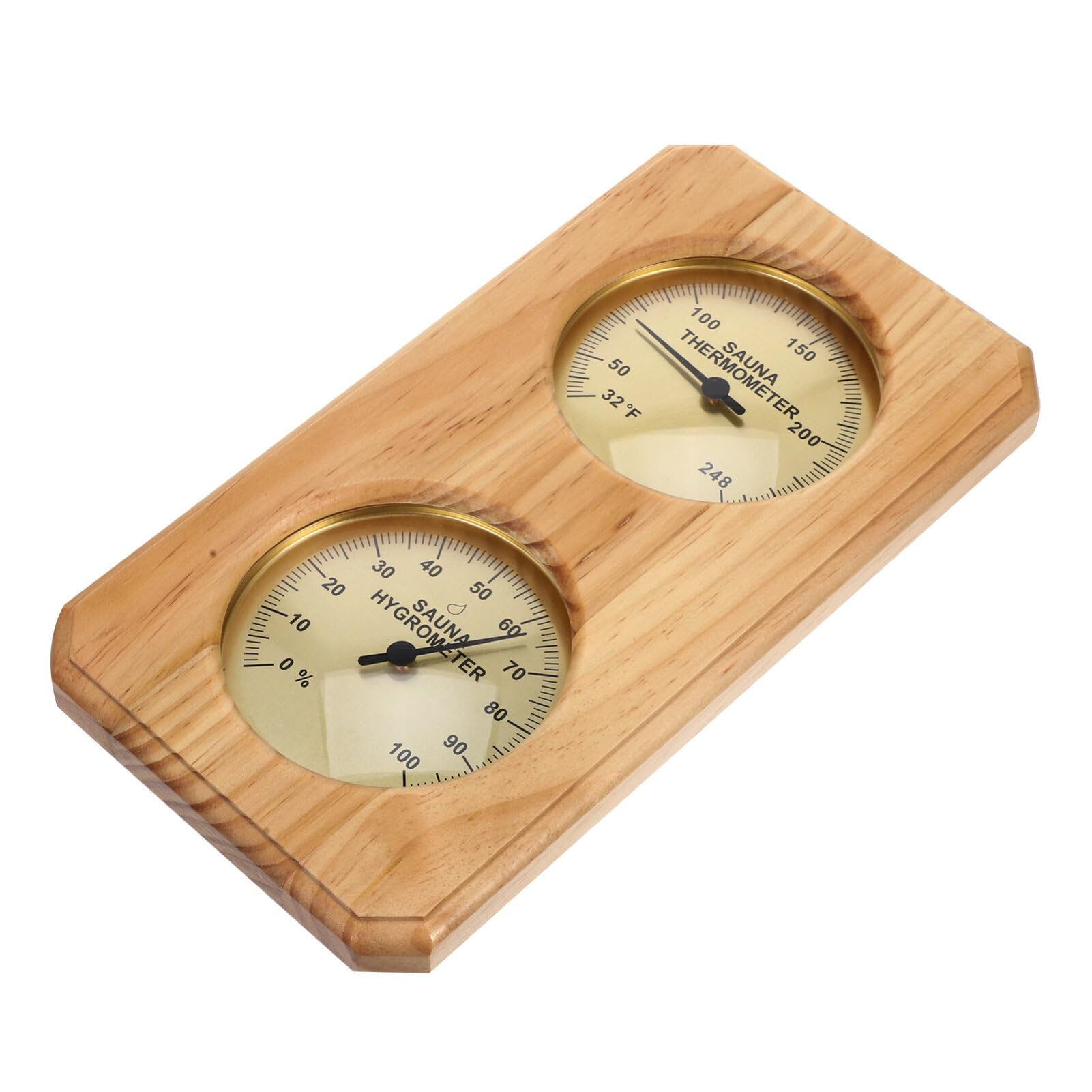 Baluue Indoor Humidity Meter Sauna Room Thermometer Material Thermohygrometer Wall Mount Design