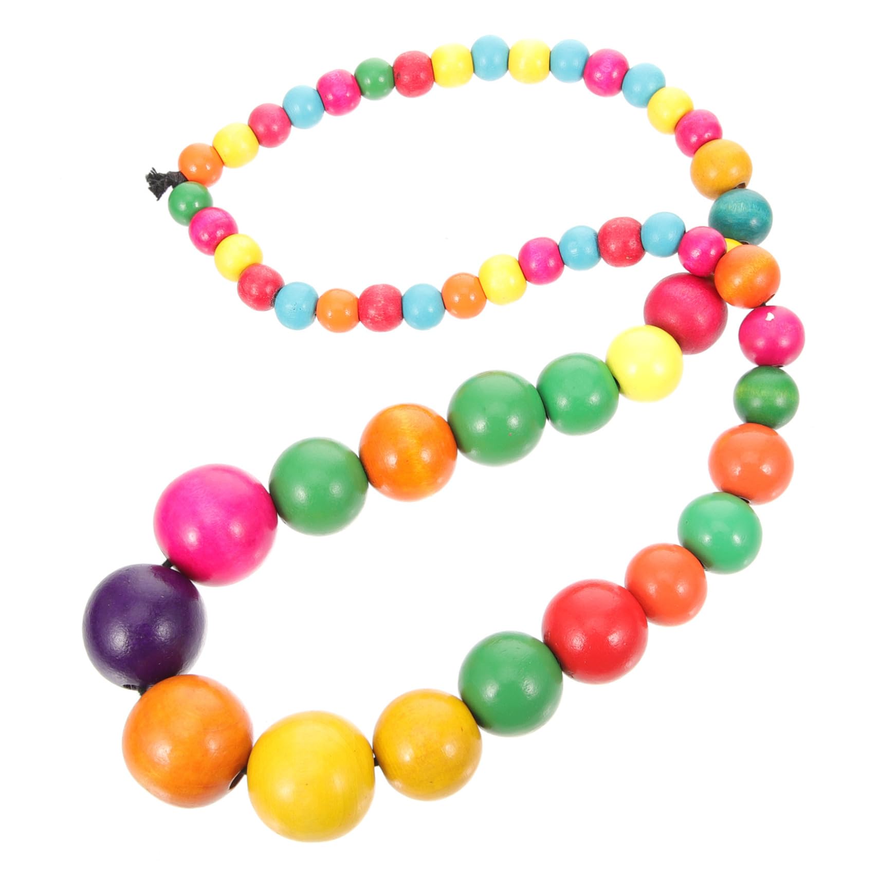 Girls accessories 5 sztuk kolorowe naszyjnik z koralików naszyjniki dla kobiet naszyjnik naszyjniki z pereł cukierki naszyjnik z drewna Birthday Gift