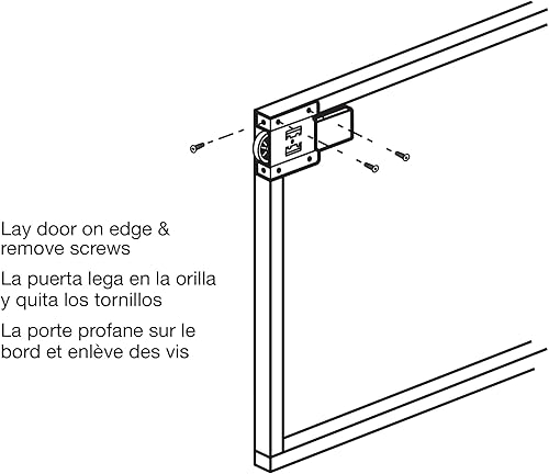 Miniatura 3 de Prime-Line N 6870 - Conjunto de rodillo para puerta de espejo, 1-1/2 pulgadas, carcasa de acero y rodamientos de bolas, rueda de plástico cóncava
