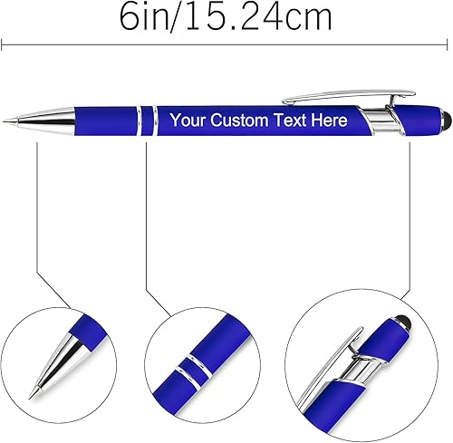 Miniatura 9 de Xiuyours Bolígrafos personalizados de oro rosa con grabado gratuito con nombre y mensaje de logotipo bolígrafos personalizados para negocios oficina