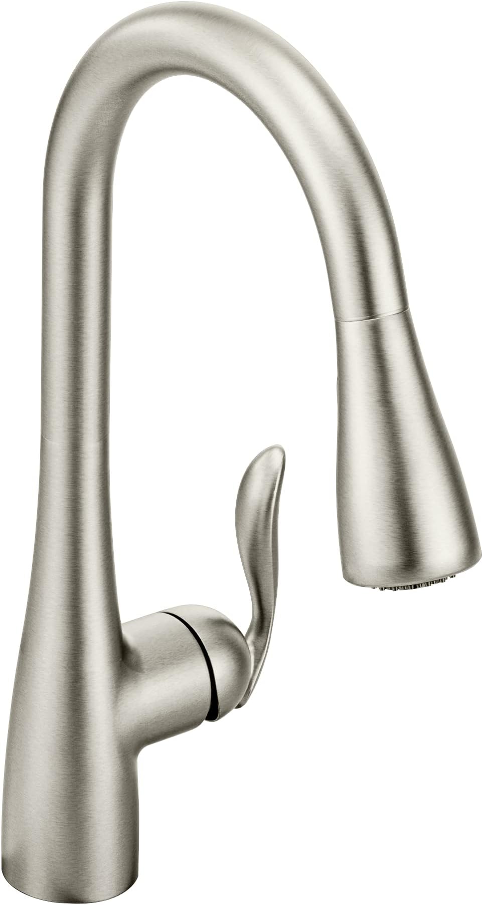 Moen 7594CSL Arbor One-Handle High Arc Pulldown Kitchen Faucet Featuring Reflex, Classic Stainless