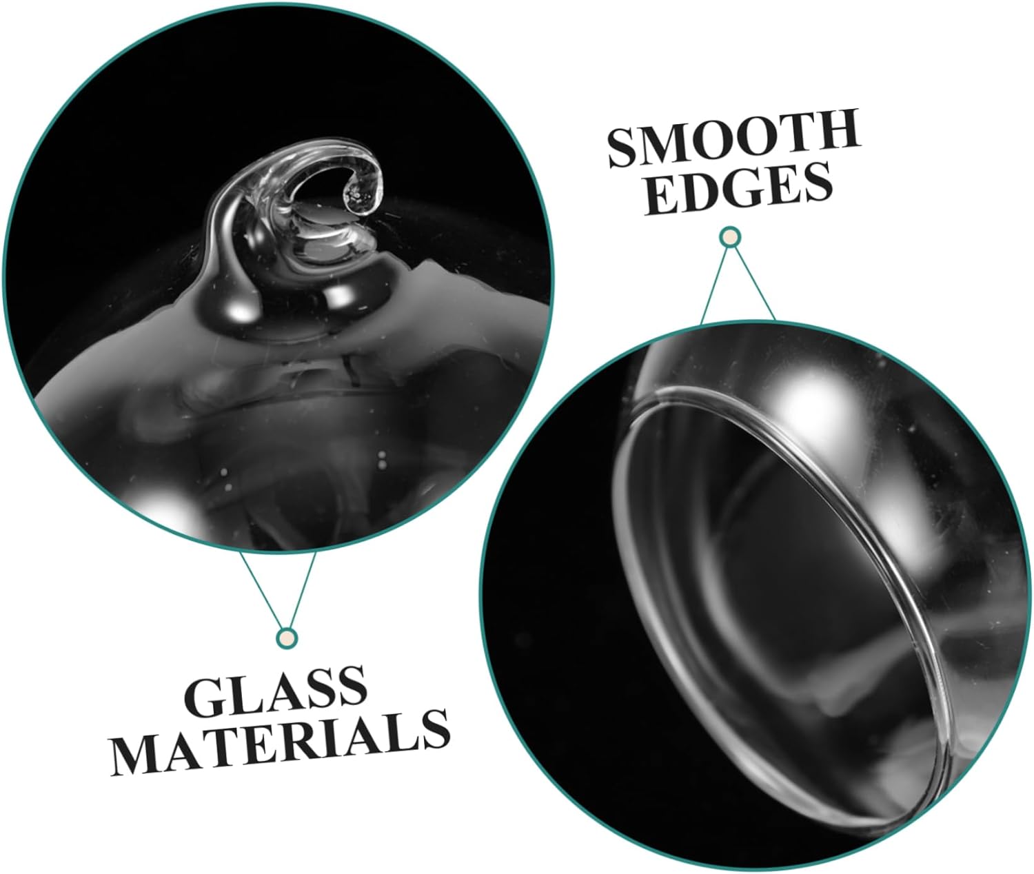 12Pcs Clear Glass Terrarium Decorative Hanging Planter Globes for Indoor Succulent Display Modern Micro Landscape Bottle with Hook for Home and Office Decor