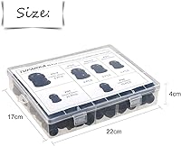 Vista 7 de TUPARKA Paquete de 50 conectores de cable impermeables ajustables de 3 a 0.630 in, PG7 PG9 PG11 PG13.5 PG16 PG19 de plástico con juntas en caja