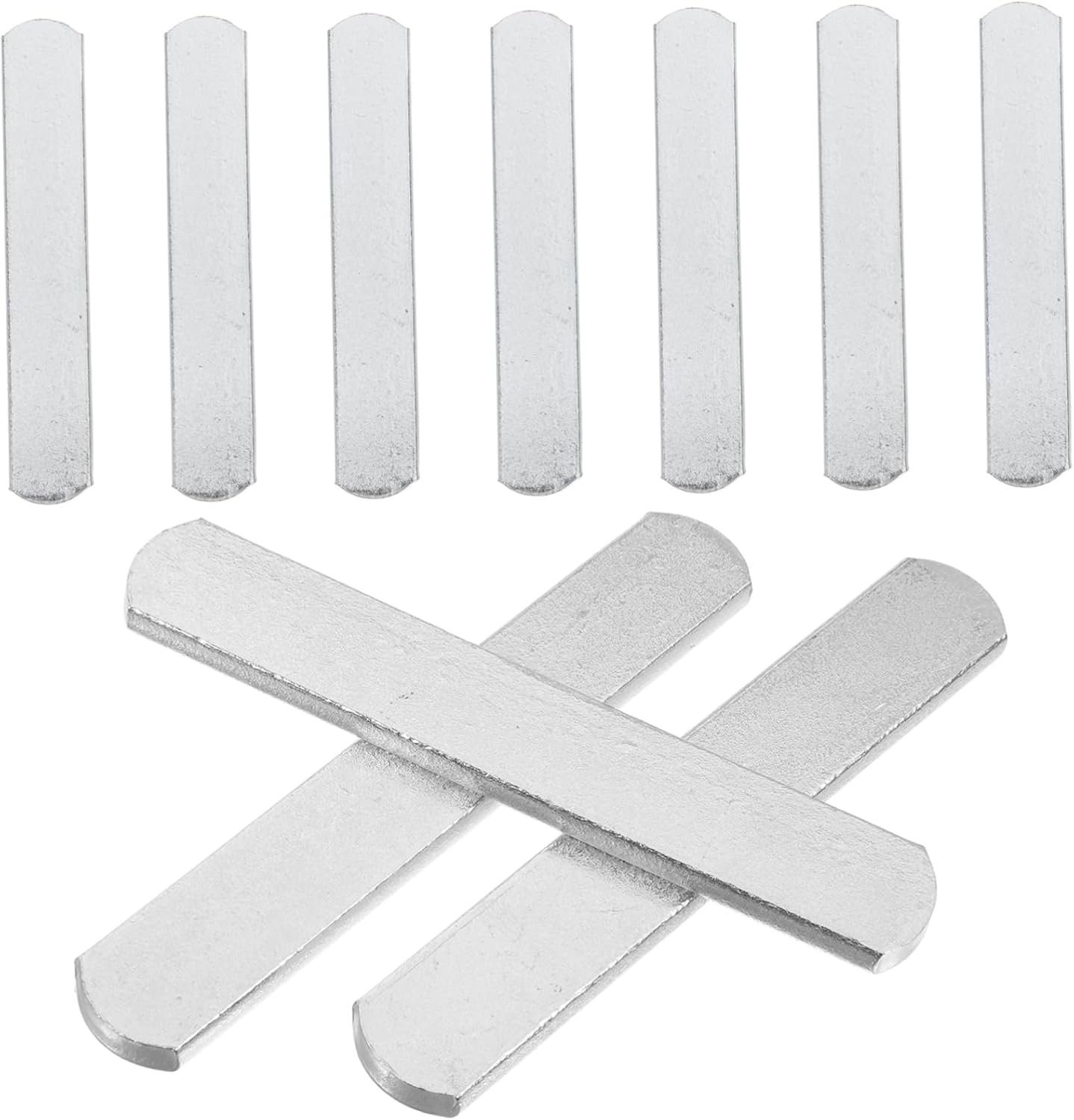 10Pcs Weight for Running Durable Fitness Equipment for Weight Training High Performance Steel Inserts Silver Weight Bearing Plates