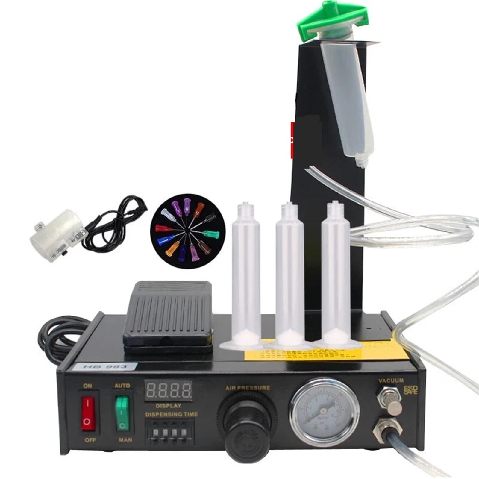 Automatic Glue Dispenser Machine Dispensing Controller Glue Machine Digital Control Drip Glue Dropper Machine(HB-983)
