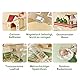 17-in-1 Acryl-Hamsterkäfig, 35 x 26 x 52 cm Hamsterhaus, magnetisch verbundenes Haustierhabitat im Gartenstil,mit Futternapf, mit Treppe, Mini-Haus, Hamsterrad, Wasserflasche, Tunnel kleintierkäfig