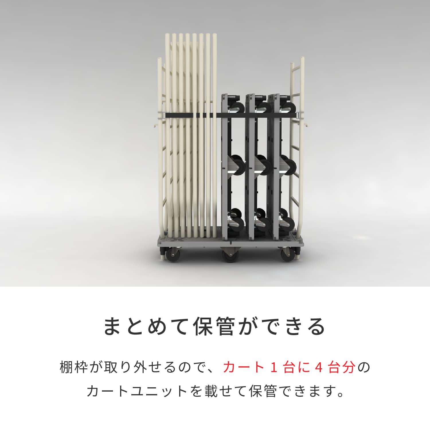 Amazon.co.jp: KAWAJUN (カワジュン) 6輪 台車 耐荷重200㎏ [88×40cm 