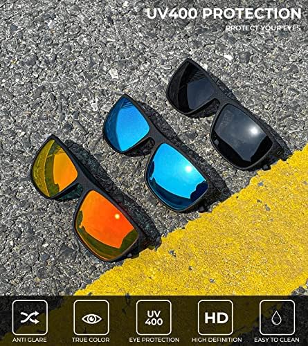 KALIYADI Polarized Sunglasses for Men, Lightweight Sun Glasses with UV Protection for Driving Fishing Golf - View 8