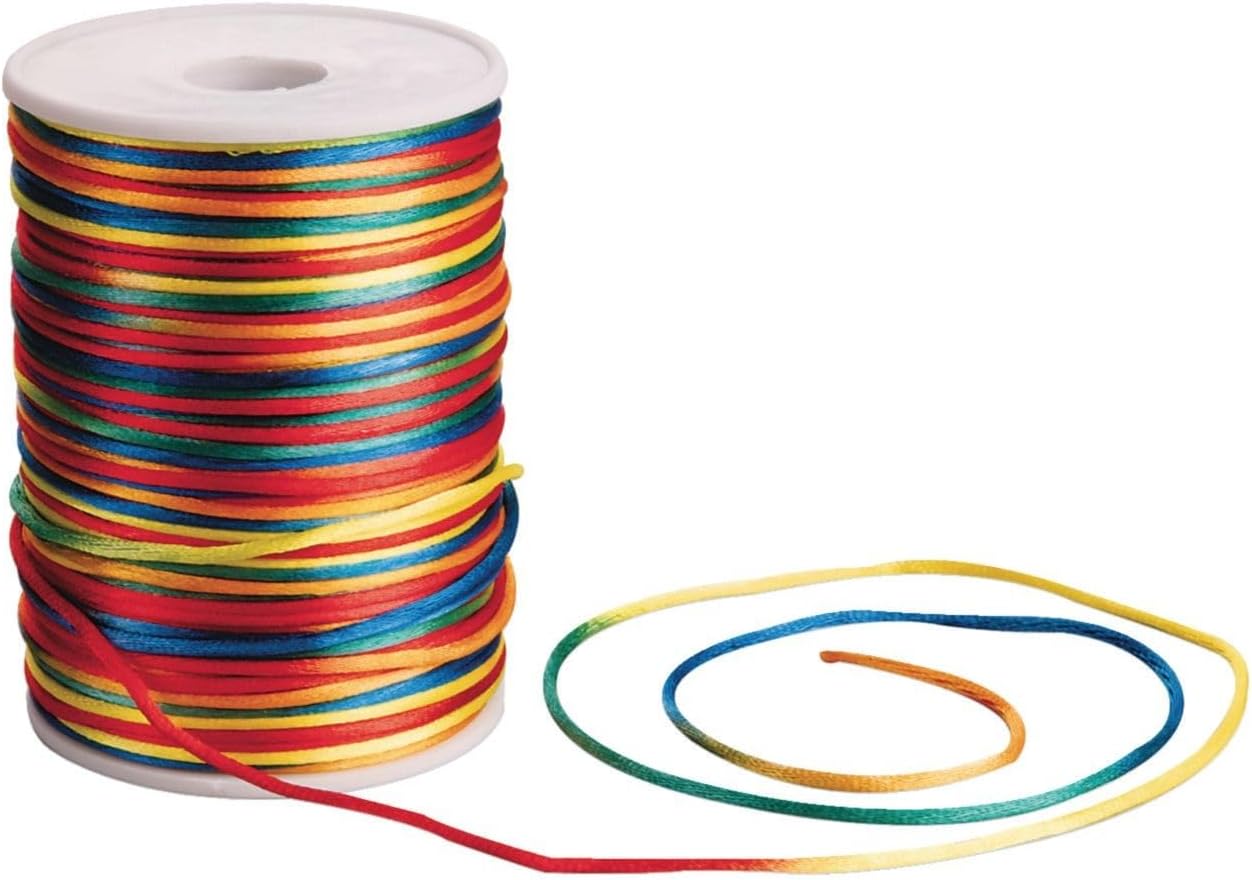 Rattail Cord, Rainbow Ombre - 144yds