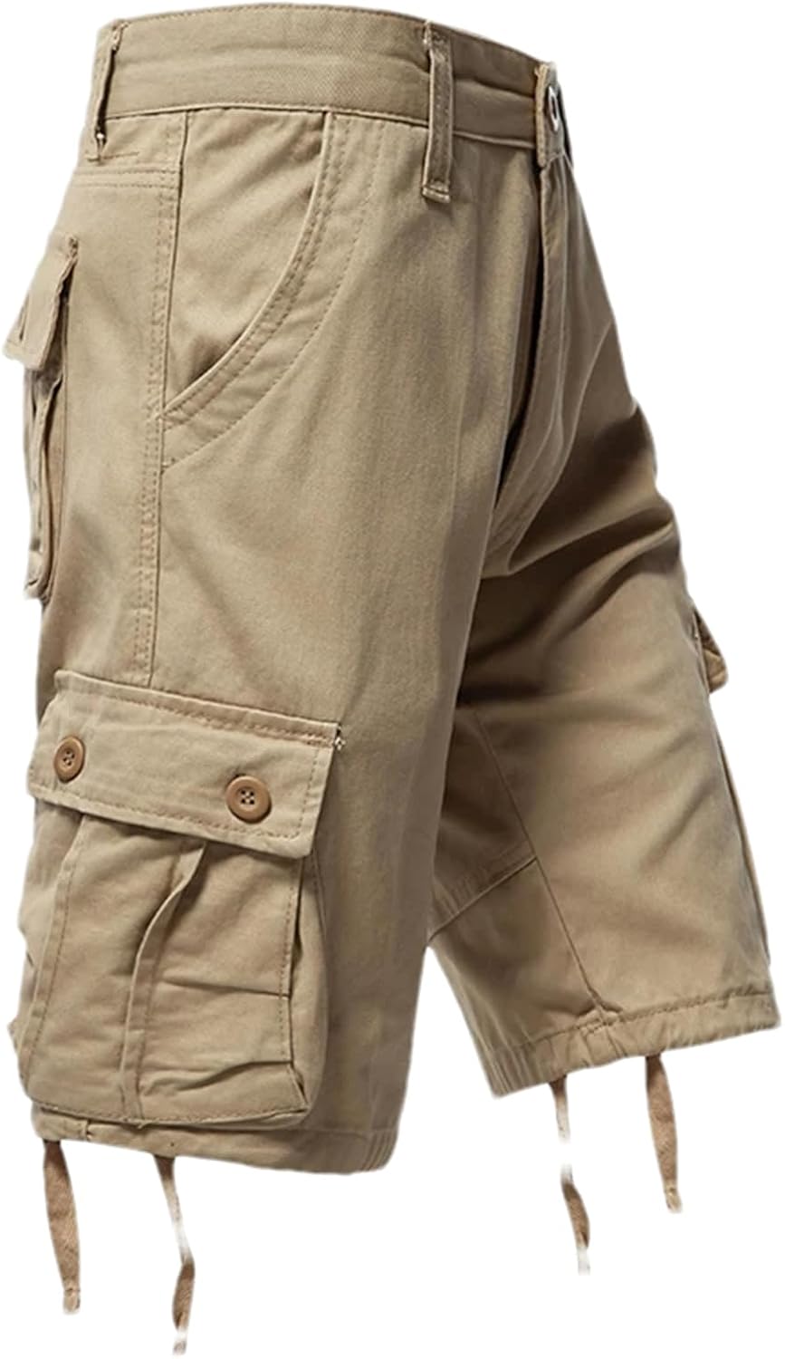 Camo Shorts Men Camo1 Cargo Short Pants Loose Casual Outdoor Sports Half Pants Side Pocket Hiking Shorts