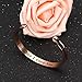 Milamiya Remember I Love You Mom' Cuff Bangle Bracelets from Mom and Daughter Birthdays (mom Rosegold)