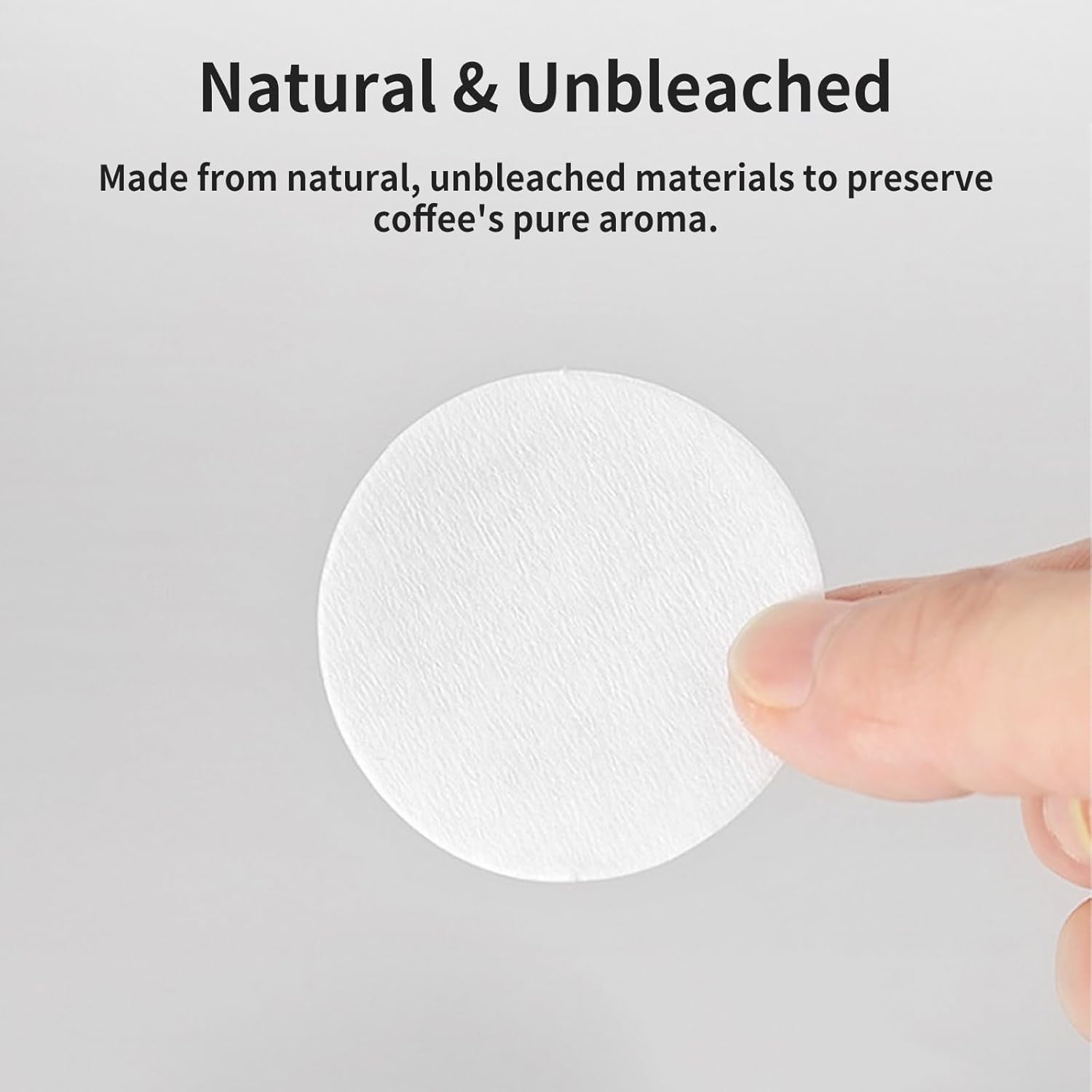VZU 100Pcs 53mm Coffee Paper Filter for Espresso Coffee Maker, Unbleached Espresso Paper Filters for Espresso Machines, White Coffee Filters Papers Round Special Coffee Filter Paper for Filter Coffee 4 61oMfut8AoL. AC SL1500