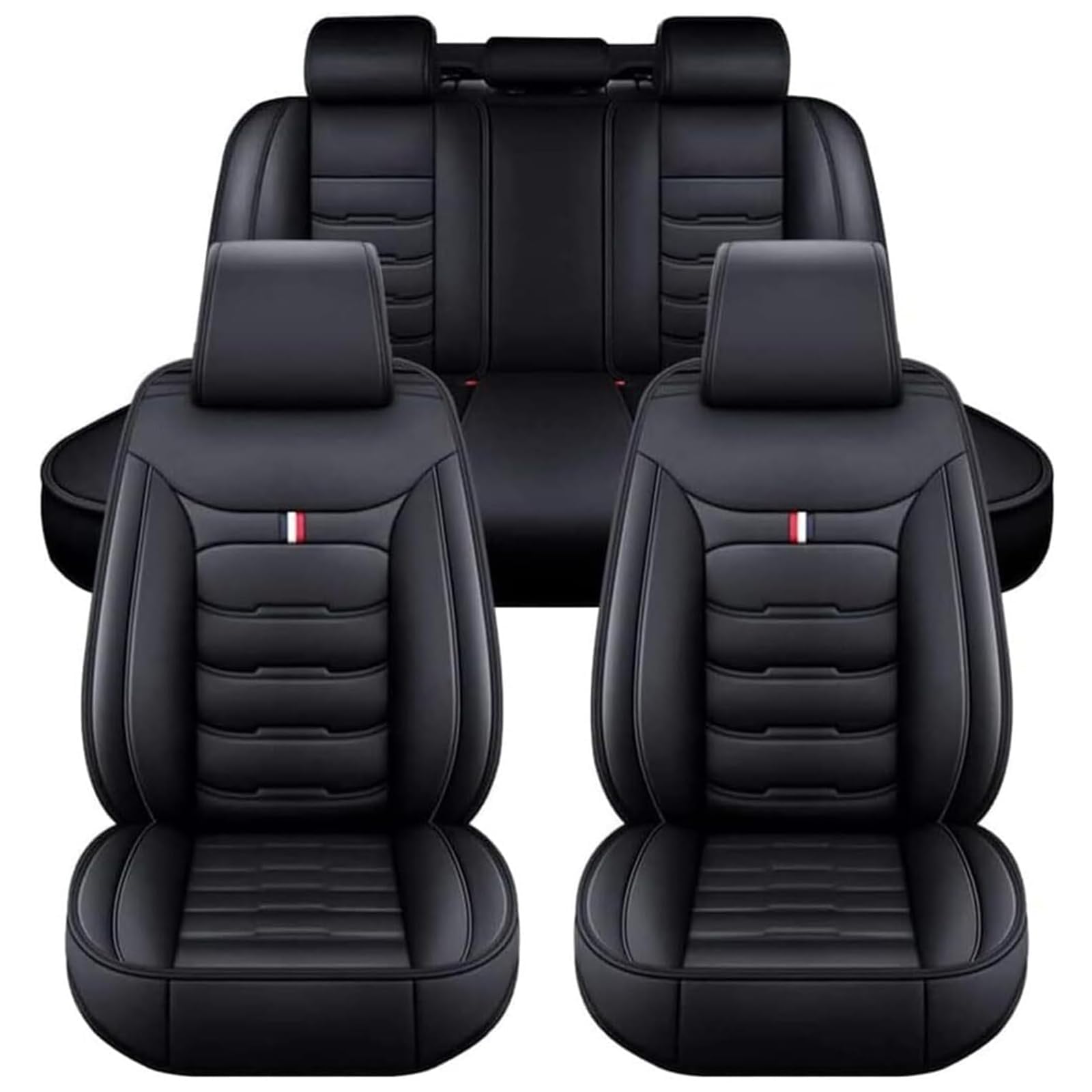 TFIUMCRGW For Toyota C-HR CHR Hybrid/C-HR EV B-Hybrid/2016-2023 Car Seat Covers Full Set, Breathable Faux Leather Seat Protectors, Waterproof Automotive Seat Guards,B