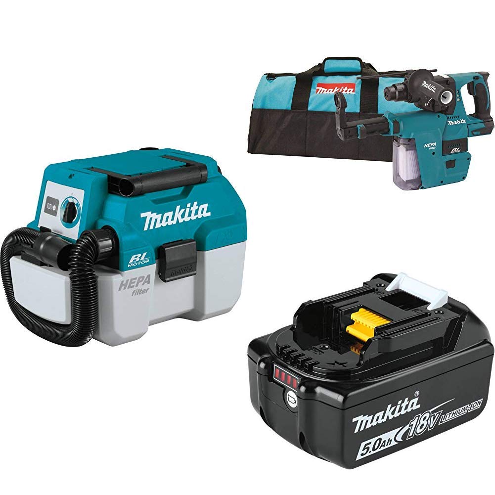 Buy Makita XCV11Z 18V LXT Brushless 2Gal HEPA Filter Portable Wet/Dry