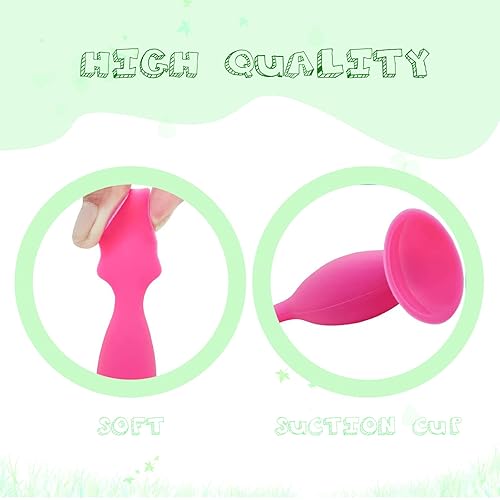 Miniatura 3 de Leewoth 8 espátulas de crema para pañales de bebé, espátulas de pasta de glúteos de bebé hechas de silicona suave, mini cepillo de crema para bebés