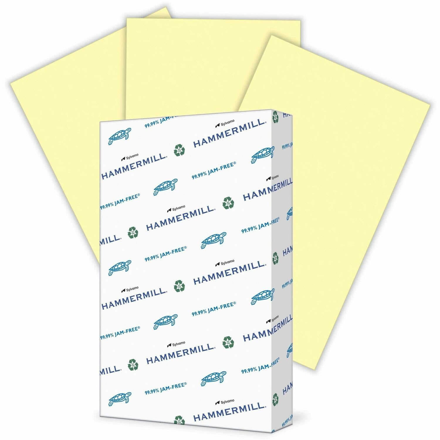 International Paper Company 103358 Multipurpose Paper, 20lb., 8-1/2-Inch x14-Inch, Canary