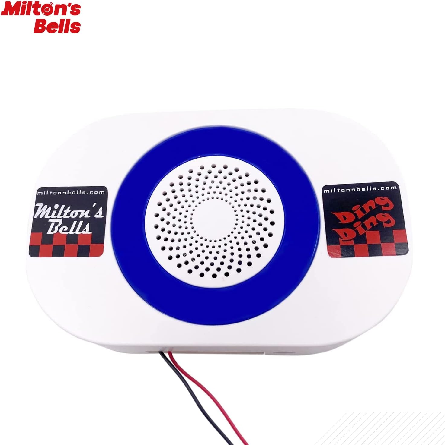 Milton’s Bells Wireless Motion Detector Chime Kit Including Transmitter with Sensitivity Adjustments and Chime with Built-in Volume Control