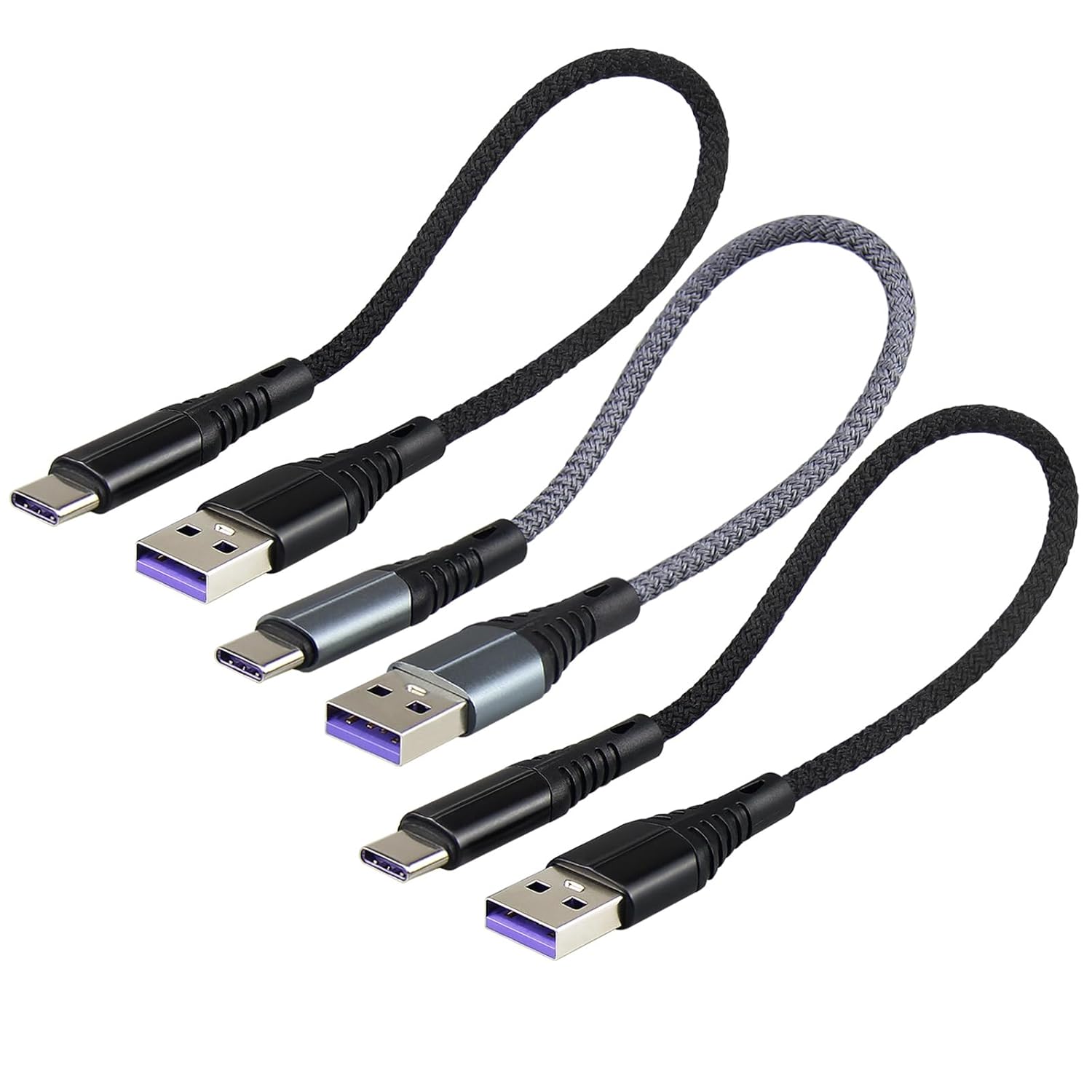 YEAOI 3Pack Short Fast Charging Cable for iPhone 15/15 Plus/15 Pro/15 Pro Max