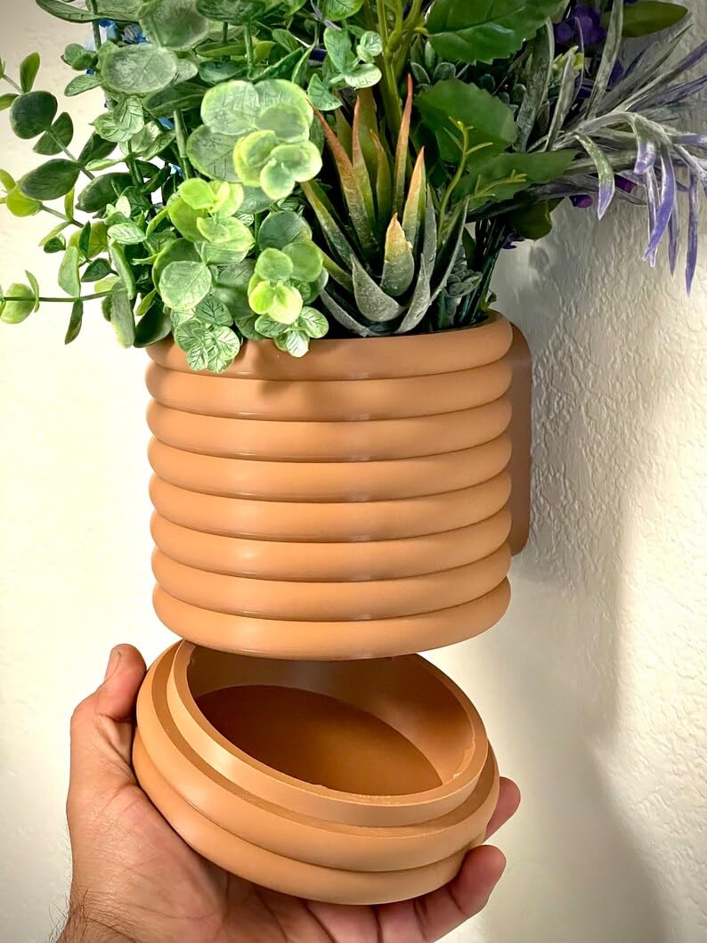 Amazon.co.jp: SHUWND 3Dプリント壁掛けプランター 屋内植物用