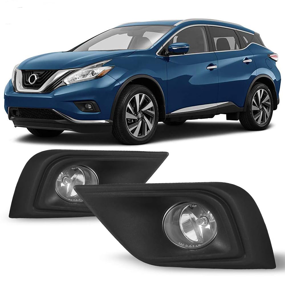 Winjet OEM Series for [2015 2016 2017 Nissan Murano] Driving Fog Lights + Switch + Wiring Kit