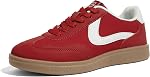 LUCKY STEP Women's Retro Fashion Sneakers Classic Casual Walking Shoes Non Slip Comfort Skate Shoes