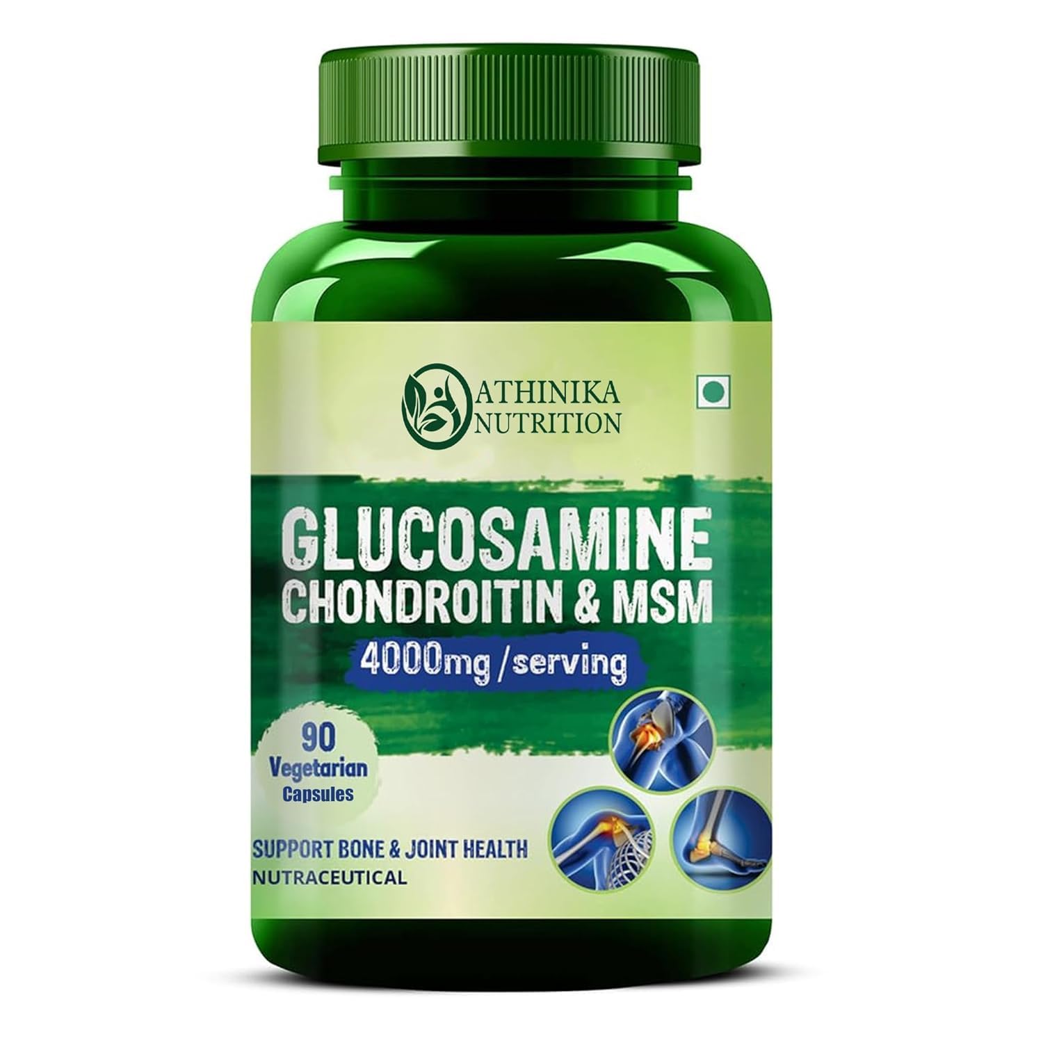 Glucosamine Chondroitin MSM with Boswellia | Cartilage & Joint Support Supplement | Glucosamine for Joint Relieves Pain and Stiffness - 90 Vegetarian Tablet-image-30