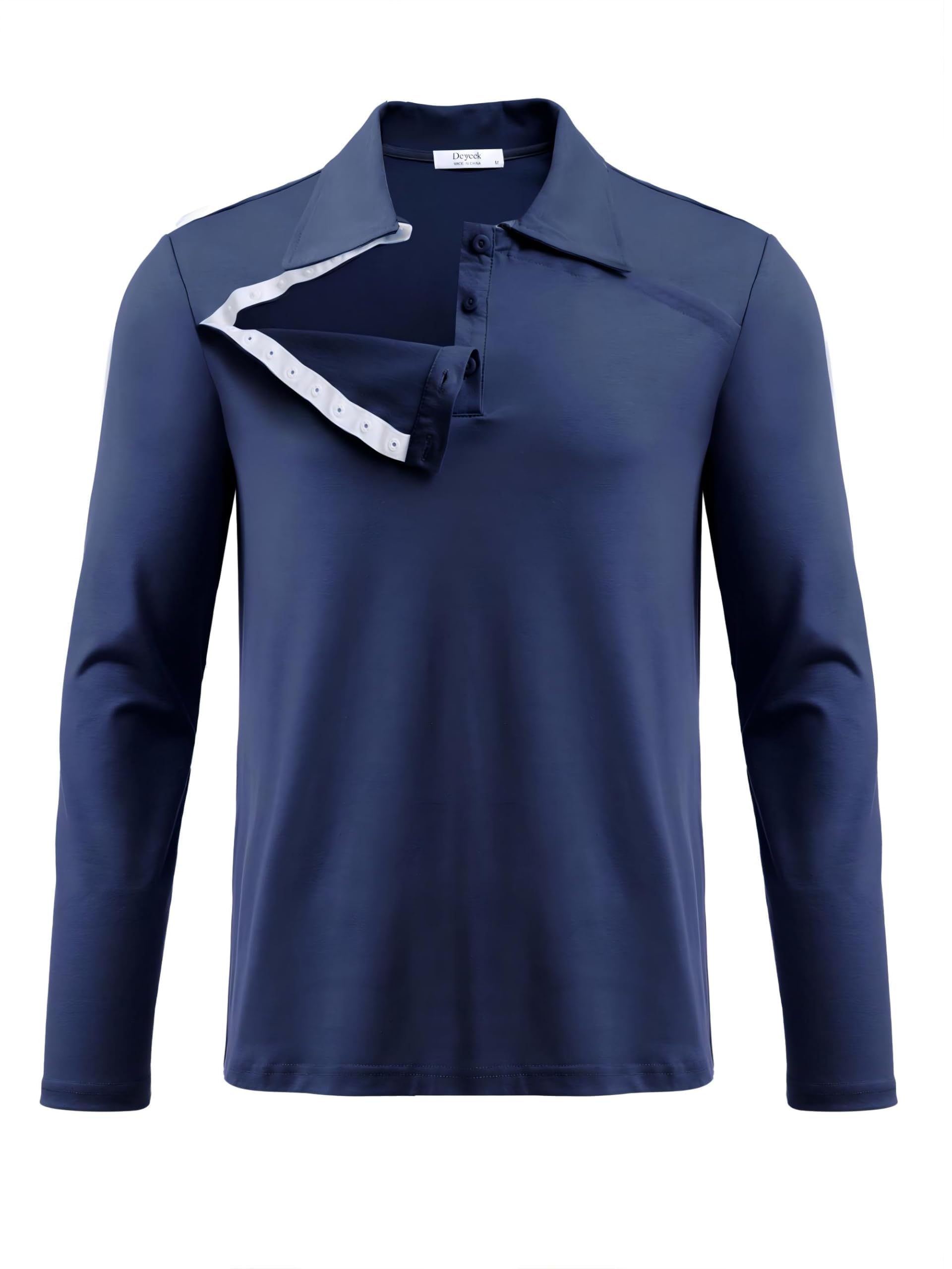 Deyeek Unisex Chemo Shirt for Port Access