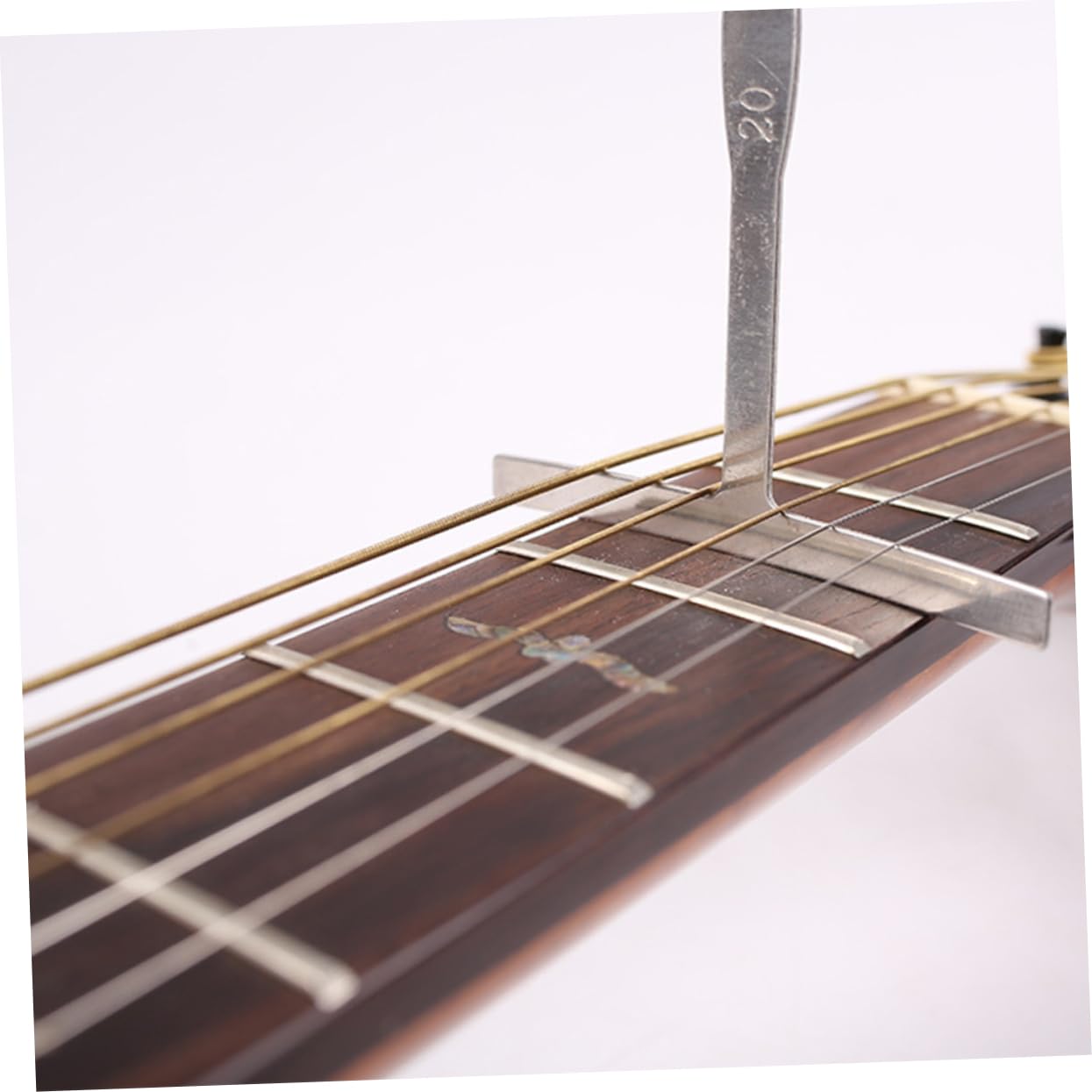 Abaodam Outil De Nivellement De Guitare Luthier Règle De Nivellement De Pour Cordes De Guitare Basse Électrique Folk En Bois Fret Rocker Leverling