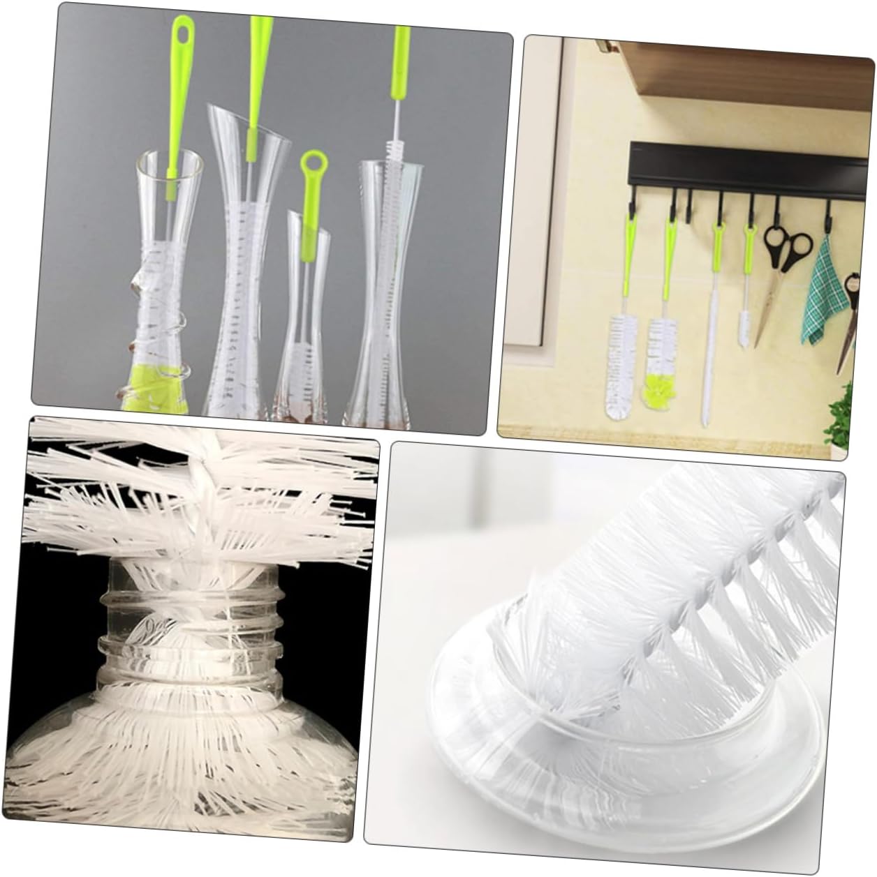 2sets Light Cleaning Brush Cup Cleaner for Bottles and Water Cups Handle Design for Deep Cleaning to Use