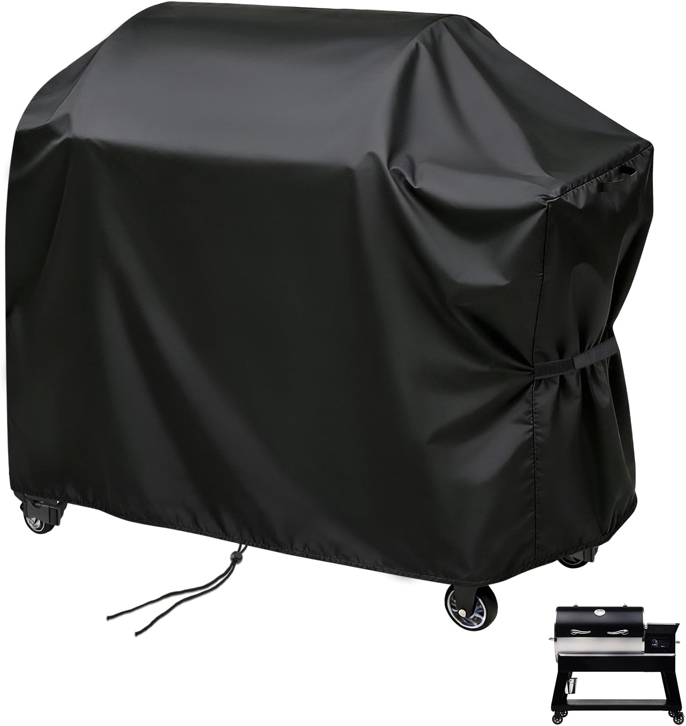 Heavy Duty Grill Cover for Recteq Deck Boss 800 / RT-800, Backyard Beast 1000 & 1200 Wood Pellet Grill, Waterproof & Fade Resistant Outdoor BBQ Cover, 47" W x 24" D x 42" H