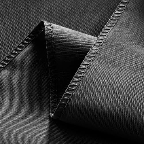 Image of 6-Pack 60x120 inch Grey Table Cloths, Solid Stain and Wrinkle Resistant Oblong Tablecloth, Premium Plain Weave Polyester Fabric Rectangle Table Linen Covers for Hotel, Wedding