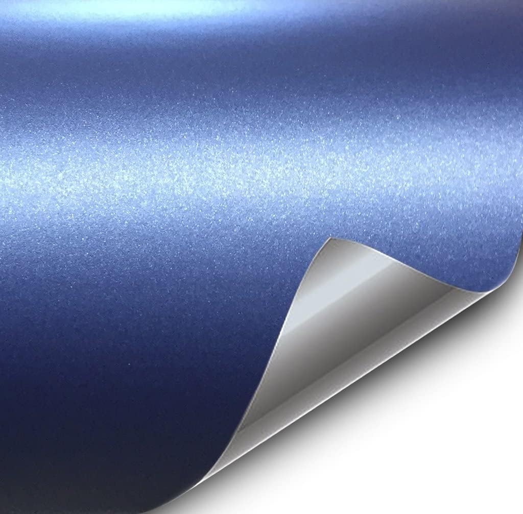 VViViD+ Matte Metallic Navy Blue (Ghost) Vinyl Wrap Roll (50ft x 5ft)