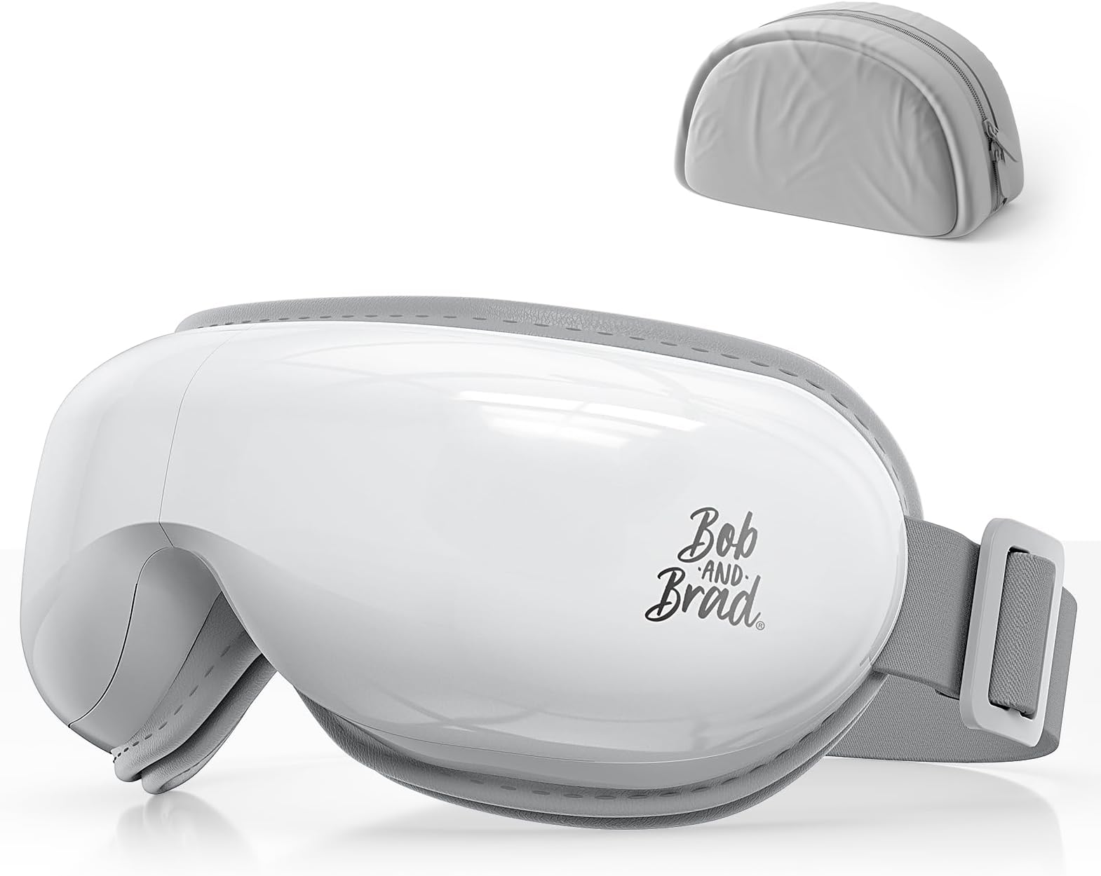 Bob and Brad Eye Massager with Heat Compression and Music, Rechargeable EyeOasis 3 Heated Eye Mask for Relieve Puffy & Dry Eyes, Electric Sleep Mask Improve Sleeping