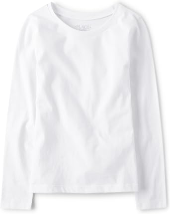The Childrens Place Girls Basic Long Sleeve Layering Tees