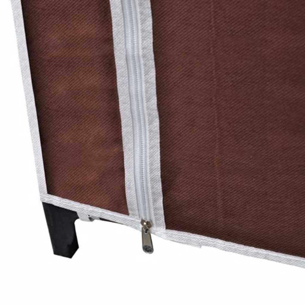 Faltbarer Stoffschrank mit Reißverschluss 4 Stück Kleidersack und Kleidercontainer für Keller Schlafzimmer Dachboden Camping platzsparende Aufbewahrung Staubschutz faltbar